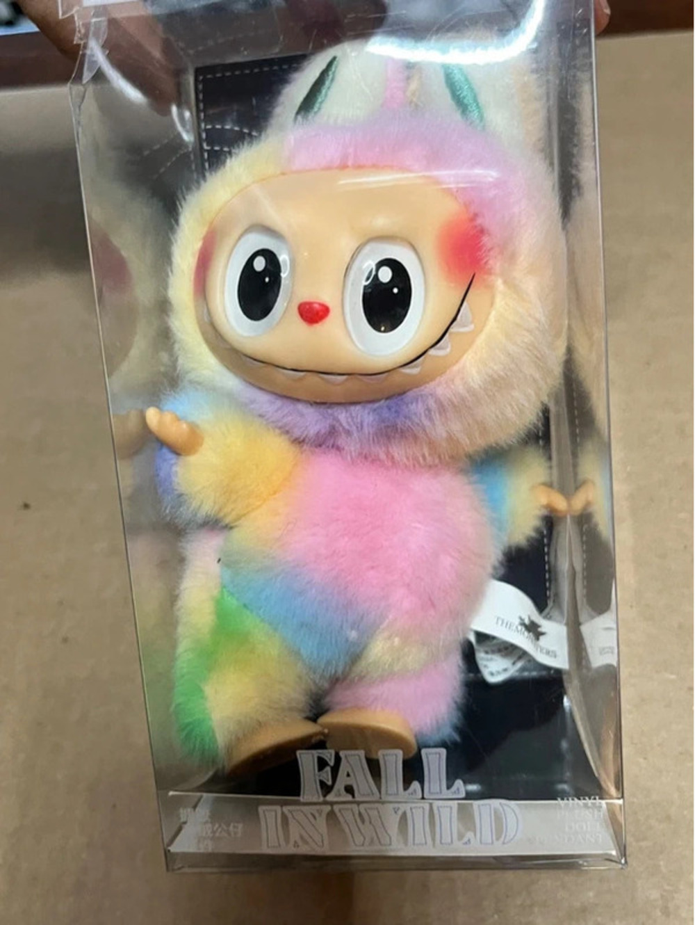 Rainbow Tie Dye Monster Plush Pendant Keychain/Bag NIB